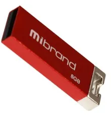 USB флеш накопитель Mibrand 8GB Сhameleon Red USB 2.0 (MI2.0/CH8U6R)