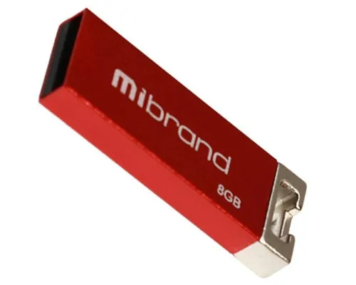 USB флеш накопичувач Mibrand 8GB Сhameleon Red USB 2.0 (MI2.0/CH8U6R)