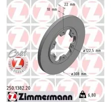 Гальмівний диск ZIMMERMANN 250.1382.20