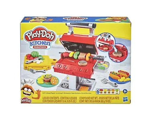 Набор для творчества Hasbro Play Doh Гриль (F0652)