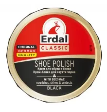 Крем для взуття Erdal Shoe Polish in tin Black Чорний 75 мл (4001499160707)