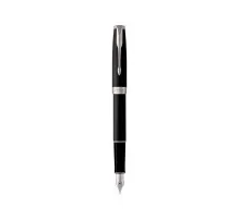 Ручка пір'яна Parker SONNET 17 Matte Black Lacquer CT  FP F (84 911)