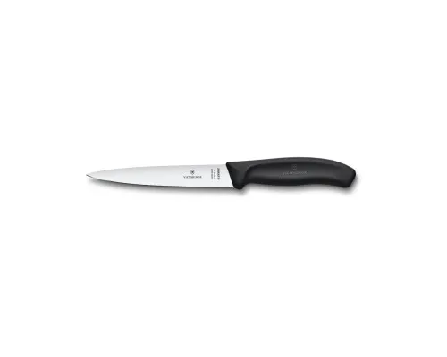Кухонный нож Victorinox SwissClassic Filleting Flex 16 см Black (6.8713.16B)