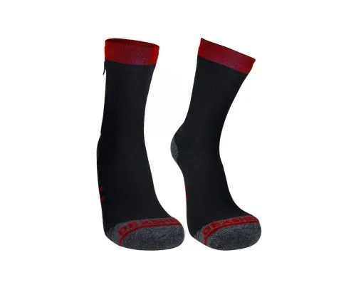 Водонепроникні шкарпетки Dexshell Running Lite XL Black/Red (DS20610REDXL)