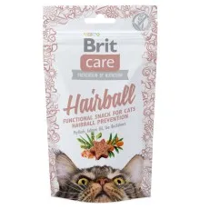 Лакомство для котов Brit Care Hairball с уткой 50 г (8595602521395)