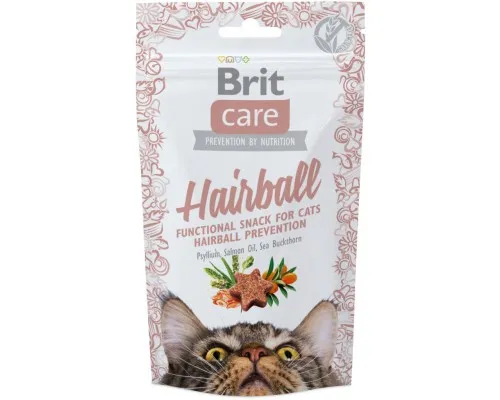 Ласощі для котів Brit Care Hairball з качкою 50 г (8595602521395)