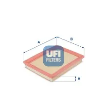 Повітряний фільтр для автомобіля UFI 30.168.00