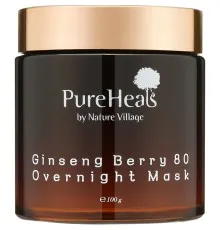 Маска для обличчя PureHeal's Ginseng Berry 80 Overnight Mask 100 г (8809485337371)