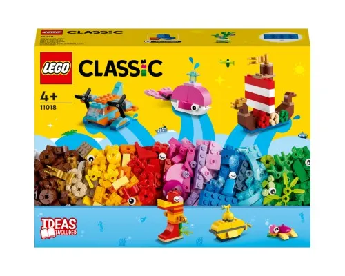 Конструктор LEGO Classic Творческое веселье в океане 333 детали (11018)