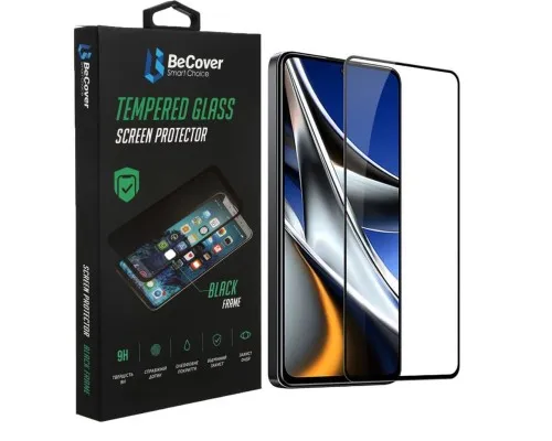 Скло захисне BeCover Poco X4 Pro 5G Black (708149)