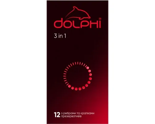 Презервативи Dolphi 3 in 1 12 шт. (4820144770890)