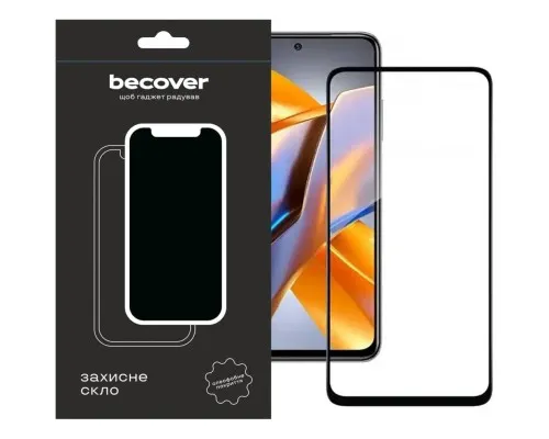 Скло захисне BeCover Poco M5s Black (709252)