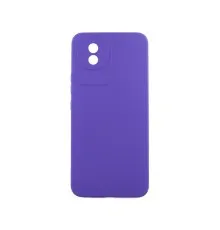 Чохол до мобільного телефона Dengos Carbon Vivo Y02 (purple) (DG-TPU-CRBN-182)