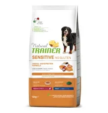 Сухий корм для собак Trainer Natural Dog Sensitive Adult Medium&Maxi With Salmon 12 кг (8059149252537)