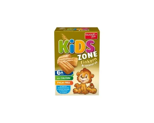 Детское печенье Sweet Plus Kids Zone со спельтой и кокосовым маслом 220 г (1110302)