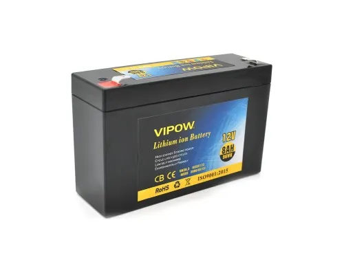 Батарея до ДБЖ Vipow 12V - 8Ah Li-ion (VP-1280LI)
