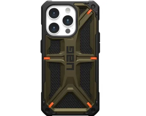 Чехол для мобильного телефона UAG Apple iPhone 15 Pro Max Monarch, Kevlar Elemental Green (11429811397B)