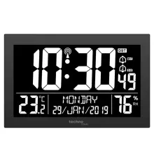Настенные часы Technoline WS8017 Black (DAS301334)