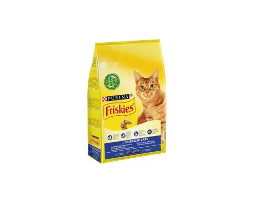 Сухой корм для кошек Purina Friskies Sterile с лососем и овощами 270 г (7613035352346)