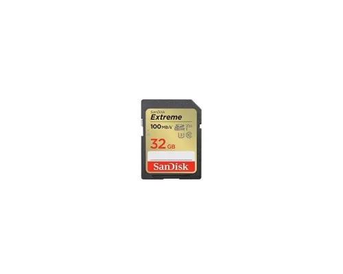 Карта памяті SanDisk 32GB SD class 10 UHS-I Extreme (SDSDXVT-032G-GNCIN)