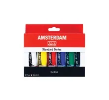 Акриловые краски Royal Talens Amsterdam Standard 6 цветов 20 мл (8712079329310)