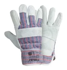 Захисні рукавички Sigma комбіновані замшеві (9448321)