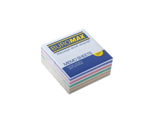 Бумага для заметок Buromax ЗЕБРА 90х90х40мм, не склеенный (BM.2265)