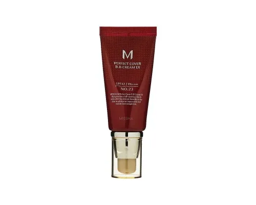 BB-крем Missha M Perfect Cover BB Cream EX SPF42/PA+++ Moisturized Complexion 23 - Natural Beige (8809747940721)