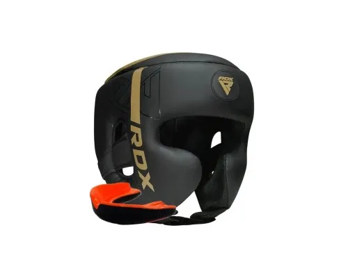 Боксерский шлем RDX F6 KARA Matte Golden M (HGR-F6MGL-M)