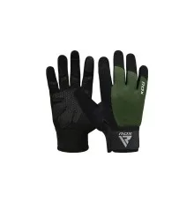 Перчатки для фитнеса RDX W1 Full Finger Army Green M (WGA-W1FA-M+)