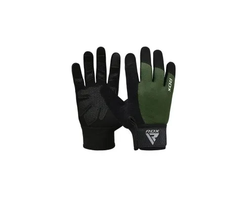 Перчатки для фитнеса RDX W1 Full Finger Army Green M (WGA-W1FA-M+)