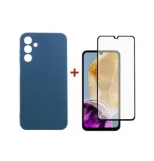 Чохол до мобільного телефона Dengos Samsung Galaxy M15 5G + Glass Blue (DG-KM-89)