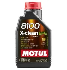 Моторное масло MOTUL 8100 X-cleаn EFE SAE 5W-30, 1л