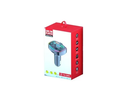 FM модулятор Voltronic Q8 з еквалайзером, 3.1A, USB, TF (FM-Q8EQ)