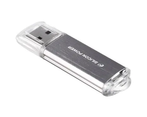 USB флеш накопичувач Silicon Power 8Gb Ultima II silver (SP008GBUF2M01V1S)