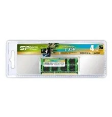 Модуль пам'яті для ноутбука SoDIMM DDR3L 4GB 1600 MHz Silicon Power (SP004GLSTU160N02)