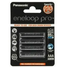 Акумулятор Panasonic Eneloop Pro AAA 930 mAh NI-MH * 4 (BK-4HCDE/4BE)