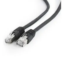 Патч-корд Cablexpert 0.5м FTP, Cat 6, черный (PP6-0.5M/BK)
