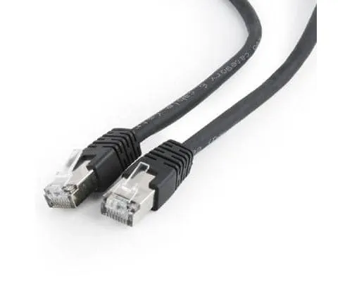 Патч-корд Cablexpert 0.5м FTP, Cat 6, черный (PP6-0.5M/BK)