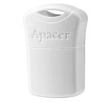 USB флеш накопичувач Apacer 64GB AH116 White USB 2.0 (AP64GAH116W-1)