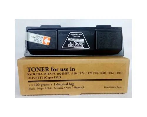 Тонер-картридж Tomoegawa KYOCERA TK-1100+ chip (PY438Y.101)