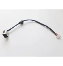 Роз'єм живлення ноутбука з кабелем Dell PJ801 (7.4x5.0mm+center pin) 5-pin 15 см (A49124)