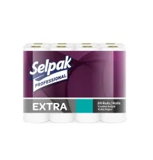 Туалетний папір Selpak Professional Extra двошаровий 22.3 м 24 рулони (8690530783621)