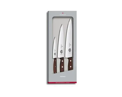 Набір ножів Victorinox Rosewood Carving Set 3 шт (5.1050.3G)