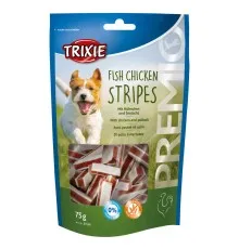 Ласощі для собак Trixie Premio Chicken and Pollock Stripes палички курка/риба 75 г (4011905315348)