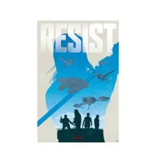 Стікер-наклейка ABYstyle Постер Star Wars — "Resist" 91.5x61 см (ABYDCO471)