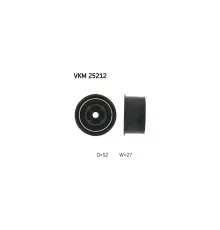 Ролик натягувача ременя SKF VKM 25212