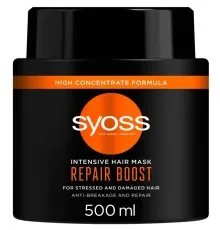 Маска для волос Syoss Repair Boost Интенсивная для поврежденных волос 500 мл (9000101630565)