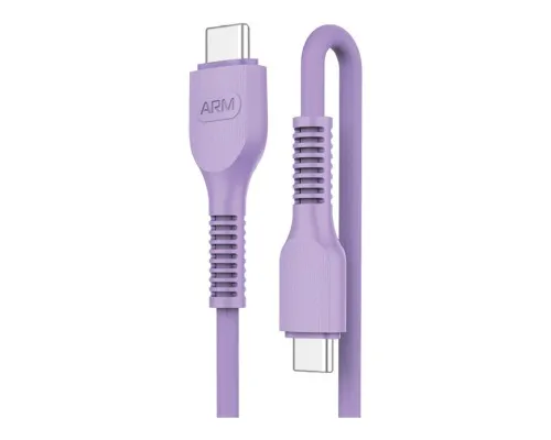 Дата кабель USB-C to USB-C 1.0m AR88 3A purple Armorstandart (ARM65291)