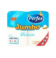 Бумажные полотенца Perfex Deluxe Jumbo 2 слоя 2 рулона (8606102287374)